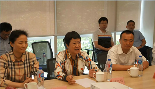 lddy19081201 上海市青浦区区委书记赵惠琴带队莅临GOPAY钱包官网调研